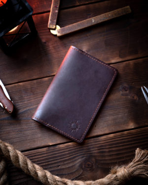 Uncharted Lost Scribe Moleskine / Field Notes leather cover - Chocolate Lyveden
