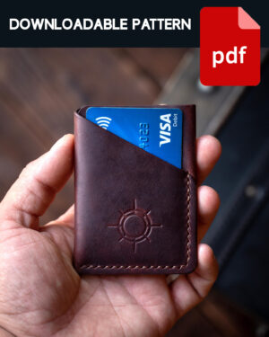 Uncharted Wrap Wallet PDF PATTERN